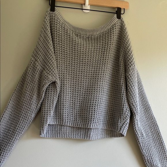 Missguided Gray Sweater - Picture 5 of 6